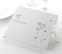 Guest Book - Contemporary Hearts