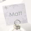 Snowflake Place Name Cards