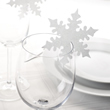 Snowflake Glass Place Name Cards