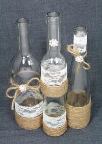 Hessian Bottles 