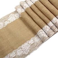 Hessian & Lace Table Runner Hessian & Lace Table Runner