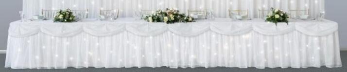 Starlight Table Skirt Starlight Table Skirt