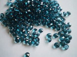 Teal Petrol Blue Scatter Crystals