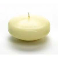 Large Ivory Floating Candle