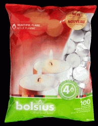 4hr Tealights Pack of 100 