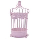 Small Pink Bird Cage