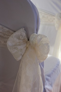 Ivory Lace Sash