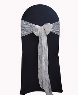 White Lace Sash