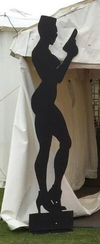 Grace Jones Wooden Cut Out 