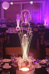 Lighted Acrylic Centrepiece 