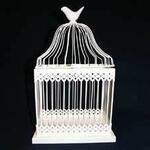 24x17x40cm Cream Bird Cage 