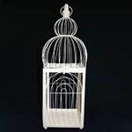 23.5x23.5x45cm Cream Bird Cage