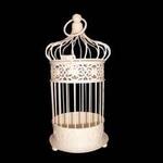 20x20x43cm  Round Cream Bird Cage 