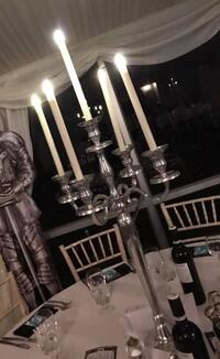 Silver Candelabra Centrepiece Silver Candelabra Centrepiece