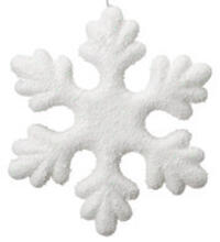 Iridescent Glitter Snowflake