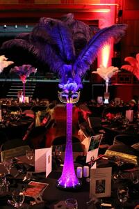 Masquerade Feather Centrepiece